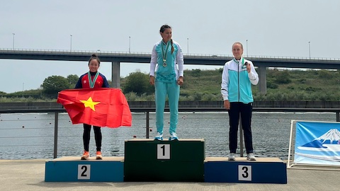 Đua thuyền Việt Nam giành 2 vé dự Olympic Paris 2024